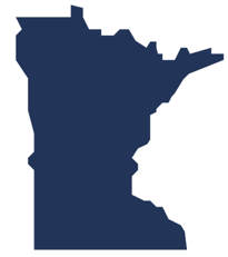 Minnesota state outline